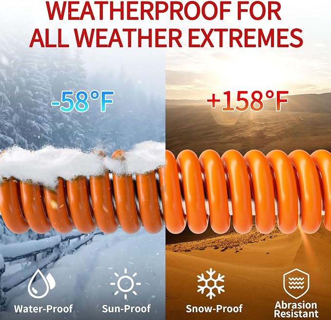 Skrizcable 16/3 50 FT Outdoor Extension Cord Waterproof, Weatherproof & Flame - Image 5