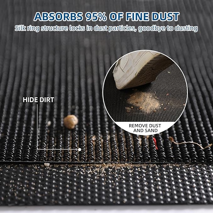 Custom Commercial Grade Area Rug Floor Entryway Door Mat Welcome Carpet for Business Home Indoor/Outdoor Runner Non Slip Washable Durable