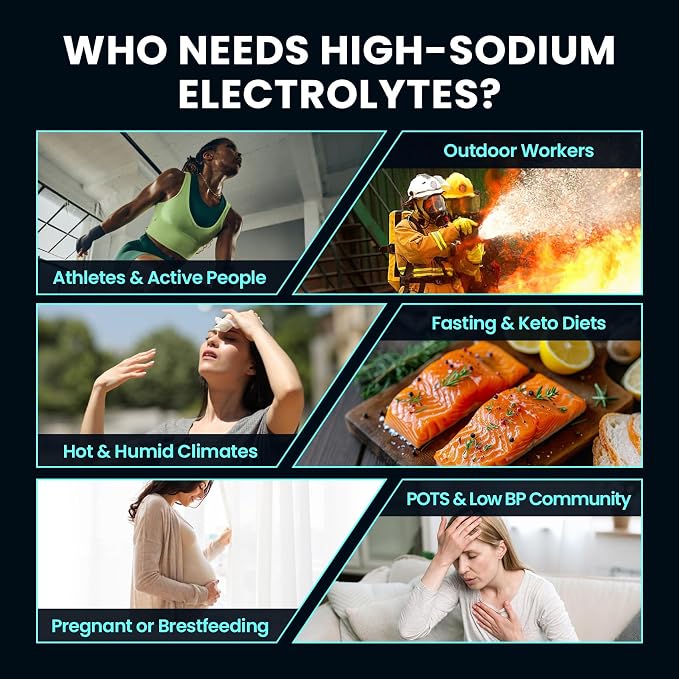 Venture Pal High Sodium Sugar Free Electrolytes Powder Packet, Zero Calories - Image 5
