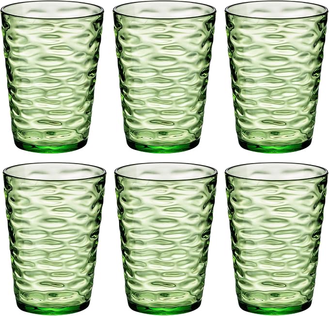 14-ounce Plastic Tumblers, Acrylic Drinking Glasses, Shatter-Proof, by ZAINCA