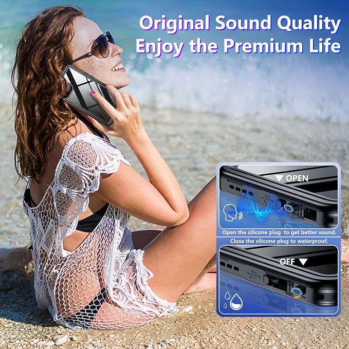Temdan Compatible with iPhone 13 Case Waterproof, Built-in Screen & Camera - Image 6