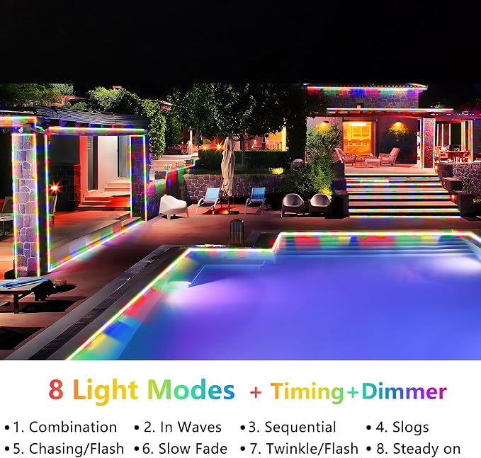 KNONEW 328FT 1000LED Rope Lights - Image 2