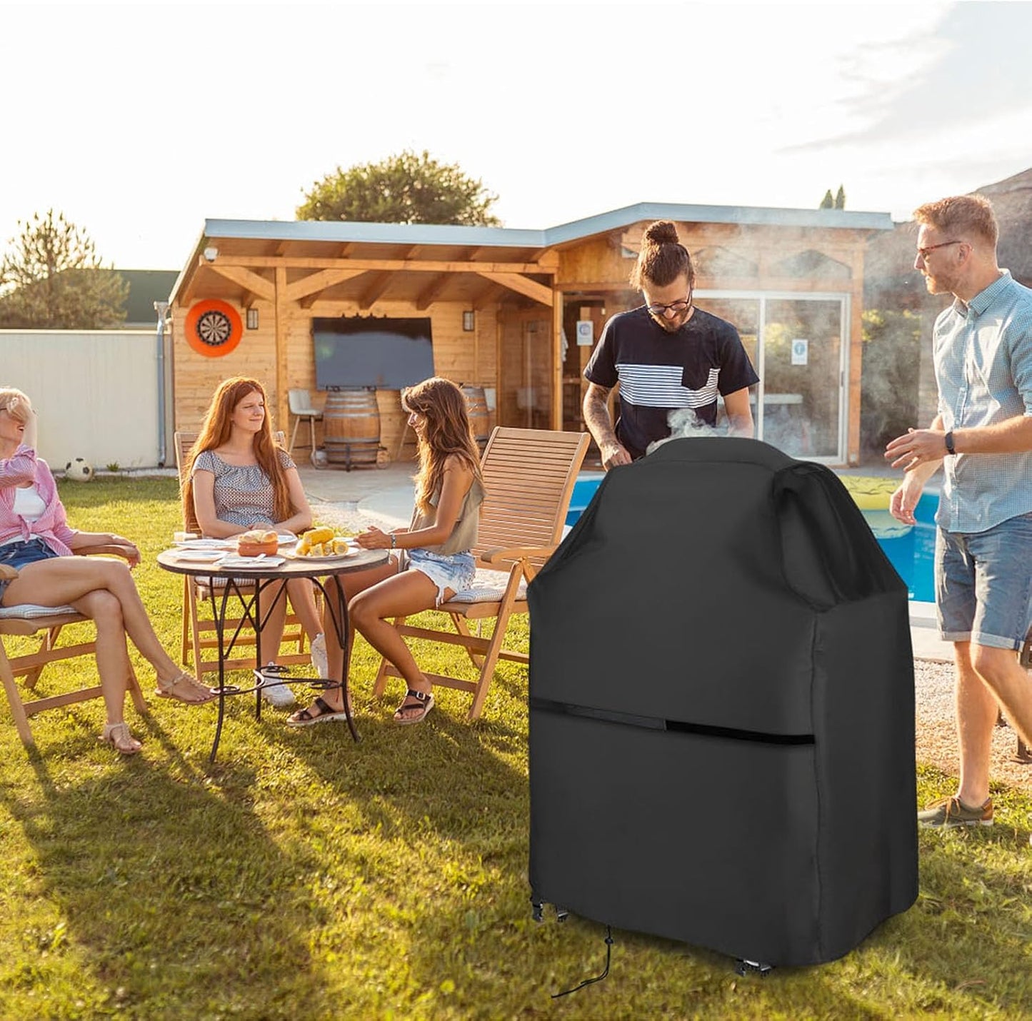 Grills Cover for Charbroil Performance Small Grill - CB1250116P6, Waterproof Gas Charcoal Smokers Grill Covers-32 W x 23" D x 40" H