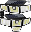 AmeriTop Solar Lights Outdoor, 2 Pack 300 LED High Brightness Cordless Solar by AmeriTop
