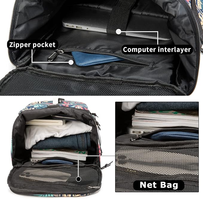 Gym Duffle Bag Waterproof black Laptop Backpack Suitable - Image 5
