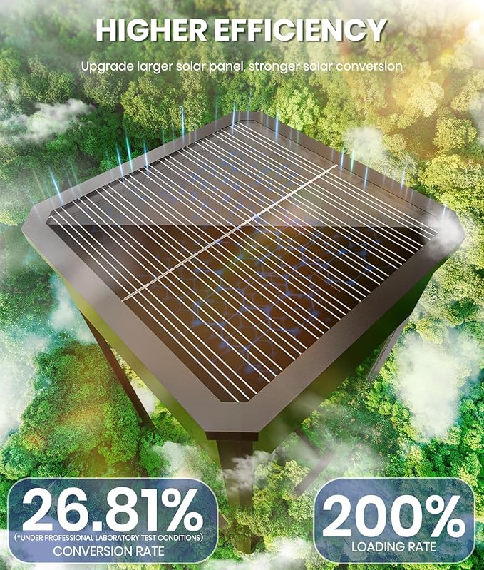 NEWMESSI Solar Pathway Lights for Outside, 4 Pack Garden Light Outdoor - Image 2