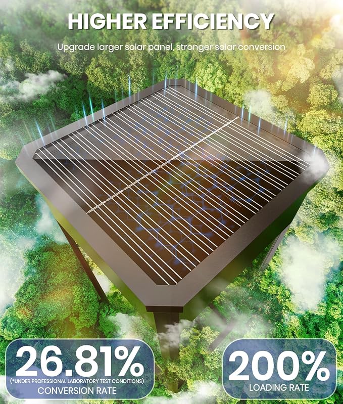 12 Pack Bright Solar Pathway Lights Outdoor, IP65 Waterproof Auto On/Off Solar - Image 3