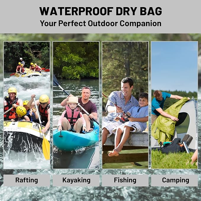Waterproof Dry Bag, Roll Top Sea Turtle Small Waterproof Backpack - Image 4