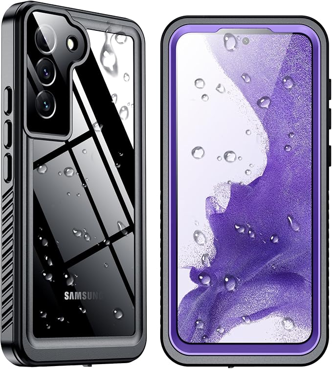 SPIDERCASE for Samsung Galaxy S22 Waterproof Case, IP68 Water Resistance Full by SPIDERCASE