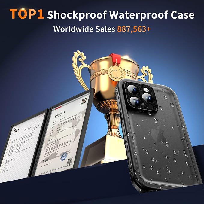 Cozycase for iPhone 15 Pro Max Waterproof Shockproof Dustproof Case - Image 10