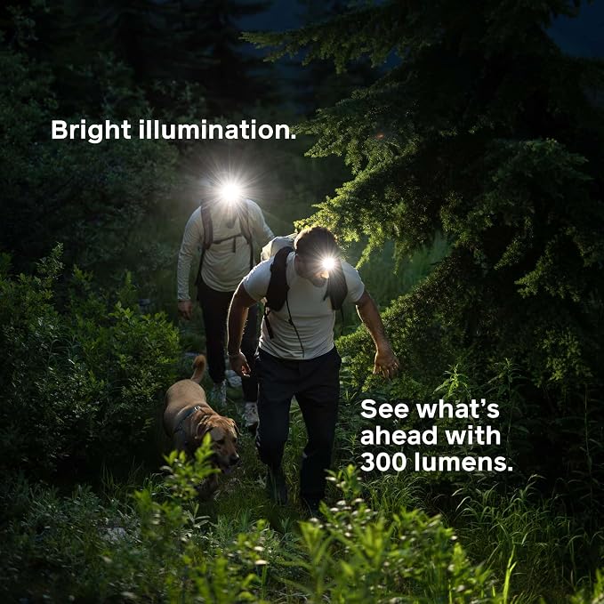 BioLite Range 300 Waterproof, Fast-Charging Rechargeable Headlamp, Wild Fig - Image 5