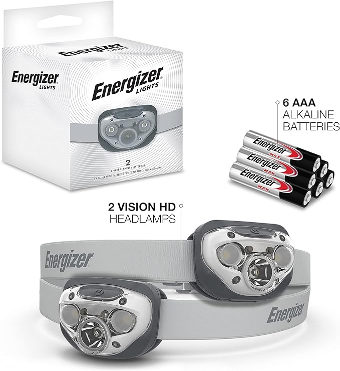 Energizer LED Headlamp PRO, IPX4 Water Resistant Headlamps, High-Performance - Image 7
