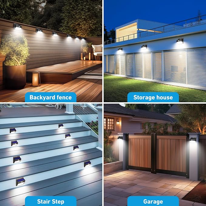 Peasur Solar Lights Outdoor Motion Sensor Solar Security Lights Waterproof - Image 6