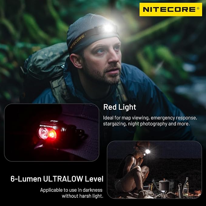 Nitecore HA11 240 Lumen Ultra Lightweight AA Headlamp Dual Beam Headlight Tag - Image 5