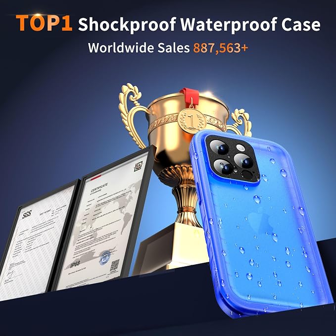 Cozycase Compatible with iPhone 14 Pro Waterproof Case - Image 9