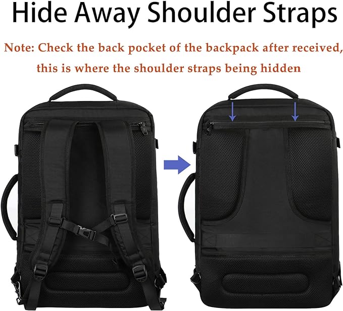 MATEIN Mens Travel Backpack, 27L Lightweight Carry on Backpack - Image 6