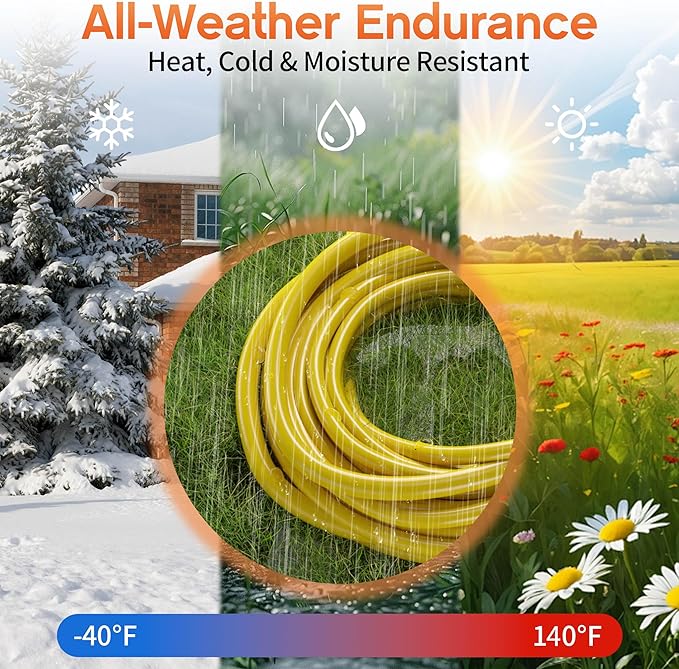 10 ft 10 Gauge Heavy Duty 3 Outlet Extension Cord Splitter - Image 6