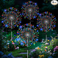 Solar Garden Lights Outdoor, 210 Led & 8 Modes Solar Firework Lights Decorative by Unknown
