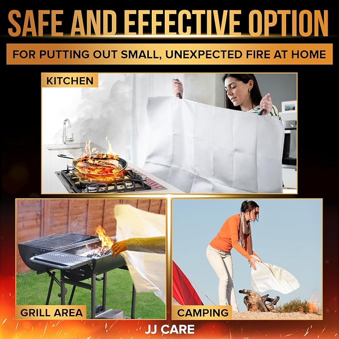 JJ CARE Fire Blanket – 14 Packs - Image 6