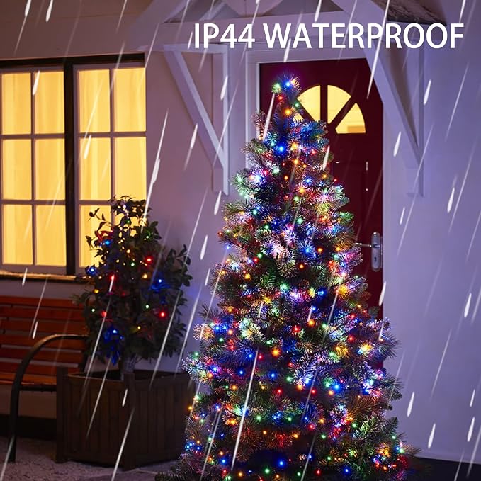 Dazzle Bright 300 LED Christmas String Lights, 100 FT Connectable Waterproof - Image 6
