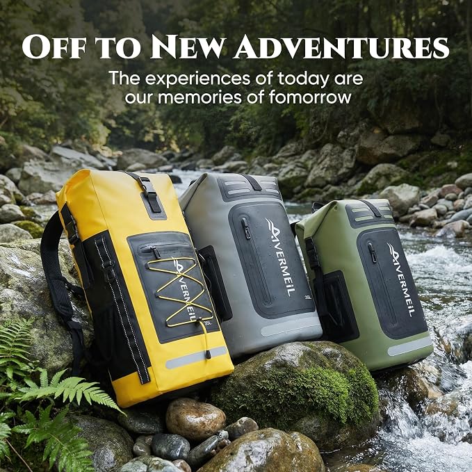 Waterproof Dry Bag with Waterproof Phone Case and small waterproof Bag Green - Image 4