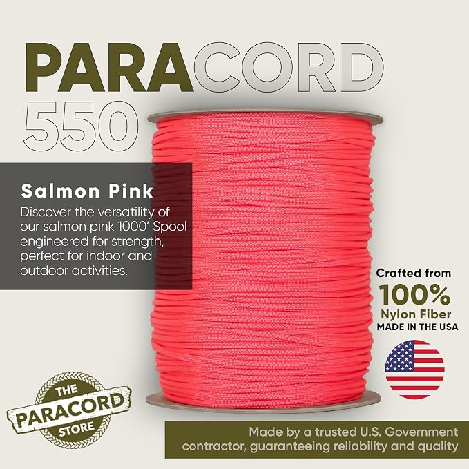 The Paracord Store | Type III 550 Paracord - 250 FT Spool - Image 2