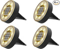 Joomer Solar Ground Lights, 4 Pack 8 LED Solar Lights Outdoor Waterproof IP68 by Joomer