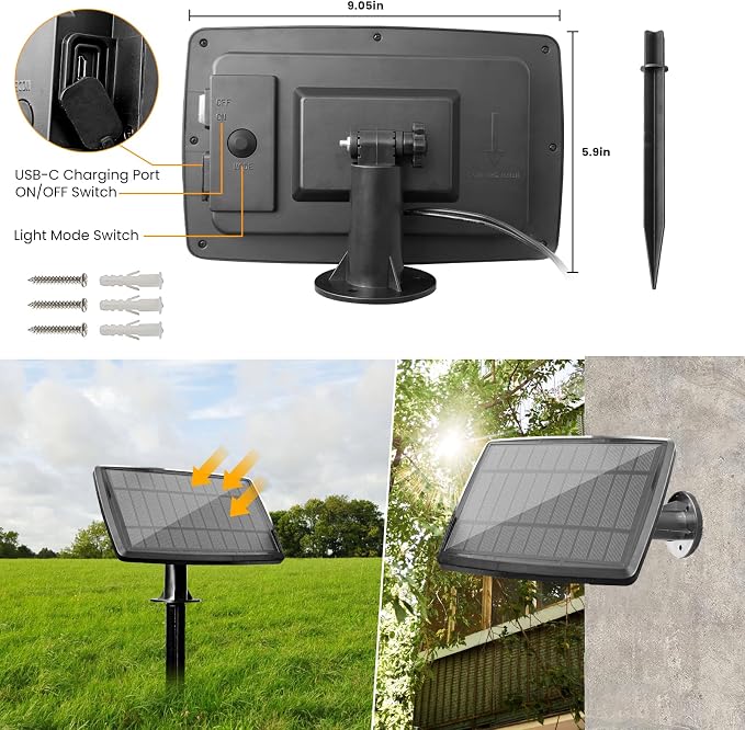 Bdrofn 300FT Solar String Lights Outdoor Waterproof, Solar Patio Lights - Image 6