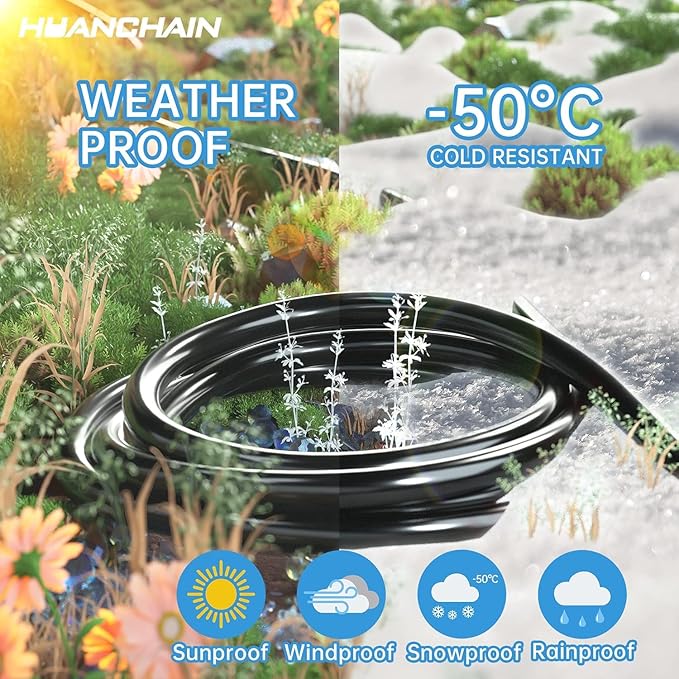 HUANCHAIN 16/3 100 Ft Outdoor Extension Cord Waterproof, 16 Gauge Flexible - Image 6