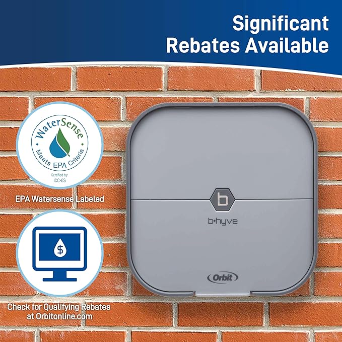 Orbit 57915 B-hyve 4-Zone Indoor Smart Sprinkler Controller