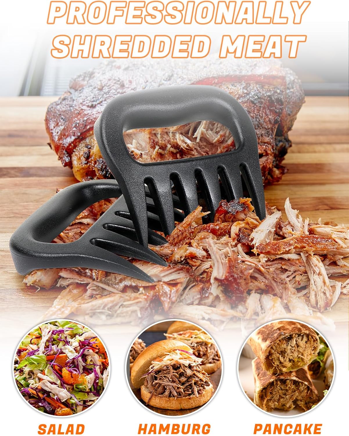 Meat Shredder Claws, Pulled Pork Claws Tool, BBQ Grilling Gifts for Men, Stocking Stuffers Christmas Gifts for Men Women Dad Father Husband