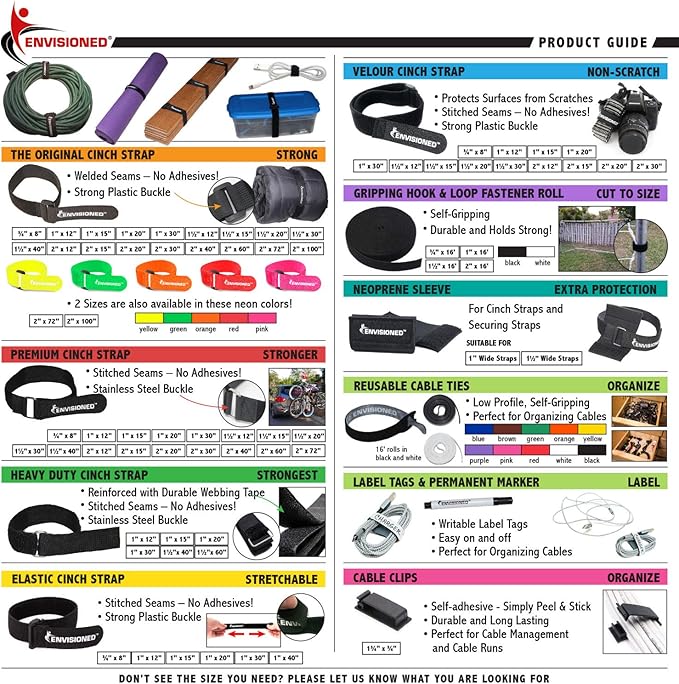 Reusable Cinch Straps 3" x 100" - Image 6