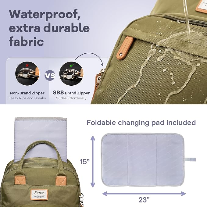 RUVALINO Diaper Bag Backpack - Image 7
