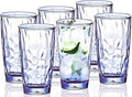 15Oz Unbreakable Tritan Drinking Glasses Shatterproof Acrylic Glasses Drinkware by VEILEDGEM