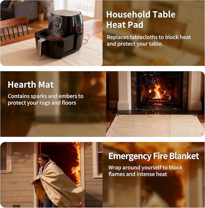 Fireproof Blanket, Made of Fiberglass - Image 4