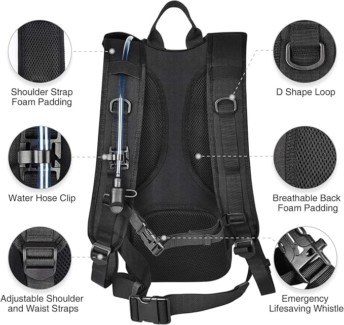NOOLA 3L Hydration Backpack, Water Backpack - Image 3