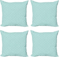Ambesonne Celtic Decorative Throw Pillow Case Pack of 4, Aqua Celtic Style by Ambesonne