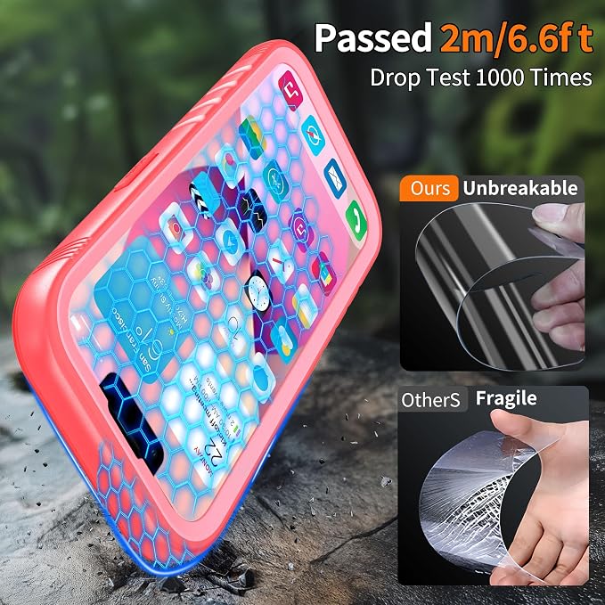 Cozycase Compatible with iPhone 13 Pro Max Waterproof Case - Image 4