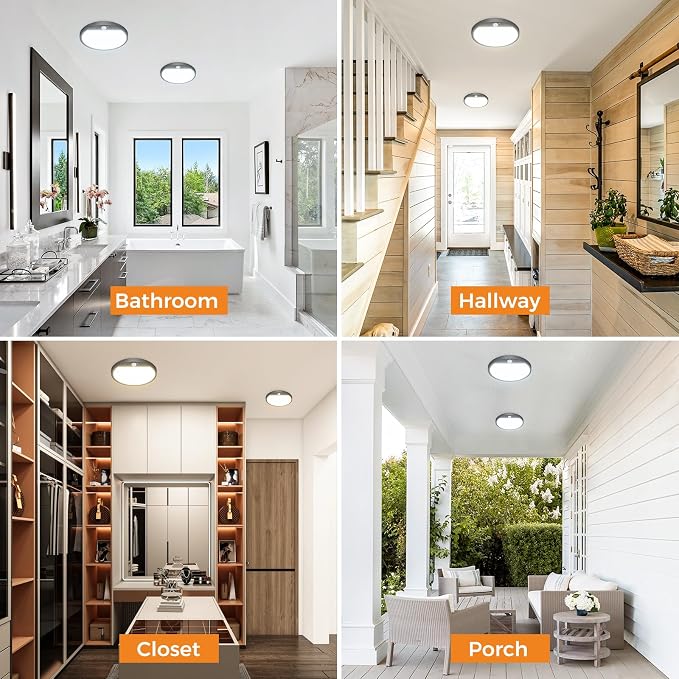 slochi 4Pack Motion Sensor Light Indoor Wired PIR, 3000K/4000K/6500K Closet - Image 7
