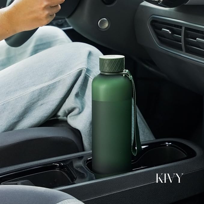 KIVY Clear water bottle 32oz Fits Backpack & Cupholder - Image 9