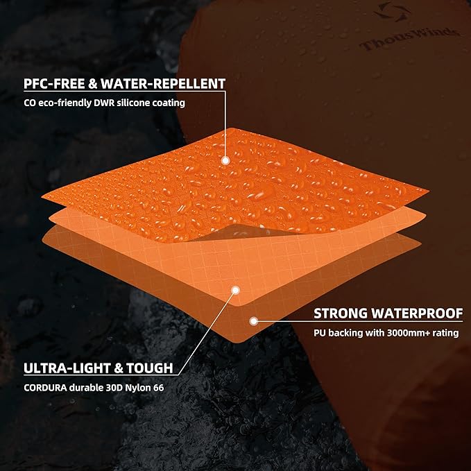Thous Winds 12L Ultralight Dry Bag, Compact Roll Top Waterproof Pouch - Image 3
