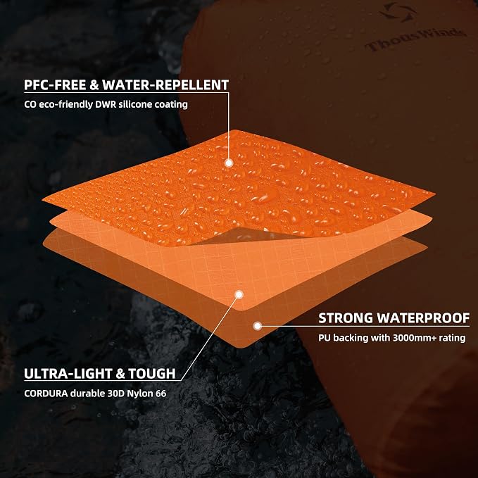 Thous Winds Ultralight Dry Bag, Waterproof Storage Sacks - Image 3