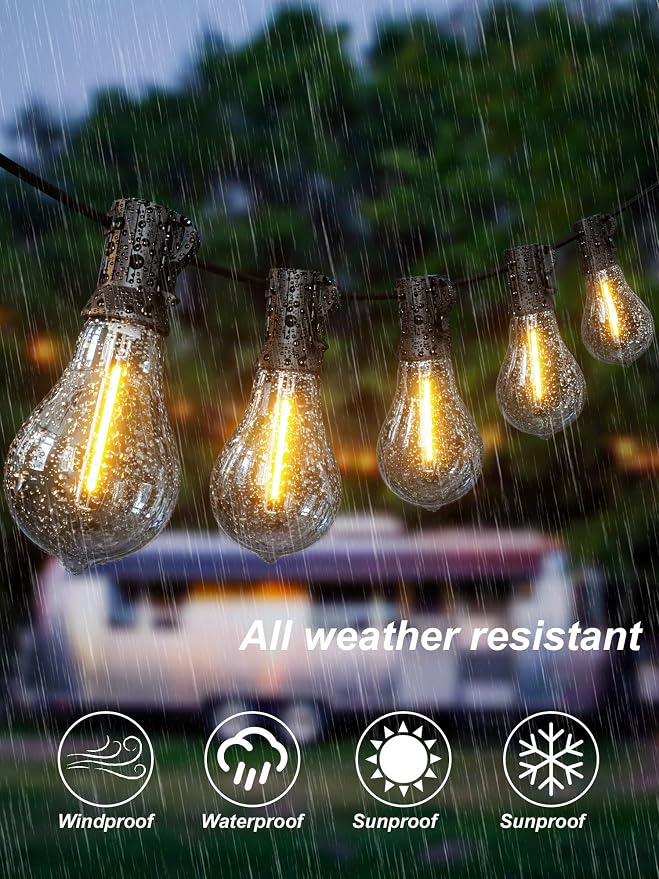 DAMAING 200FT LED Outdoor String Lights - Image 4