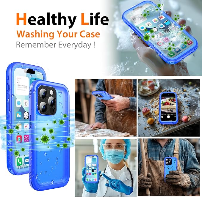 Cozycase Compatible with iPhone 13 Pro Max Waterproof Case - Image 11