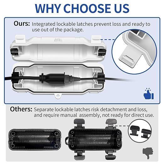 9 Pack Outdoor Extension Cord Safety Cover - Image 4