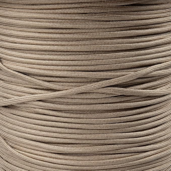 Paracord Planet Solid Color 550lb Paracord – 7 Strand Type III Nylon Cord by ParacordPlanet
