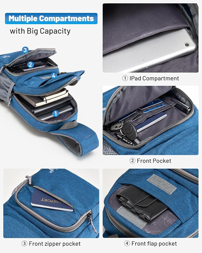 OIWAS Sling Bag Crossbody Backpack - Image 3