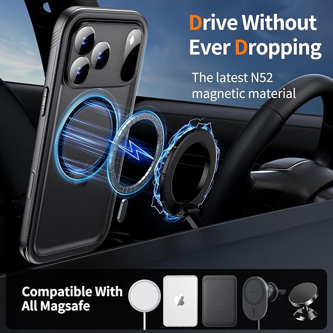 Cozycase for iPhone 17 Pro Max Waterproof Shockproof Dust Proof Case - Image 3