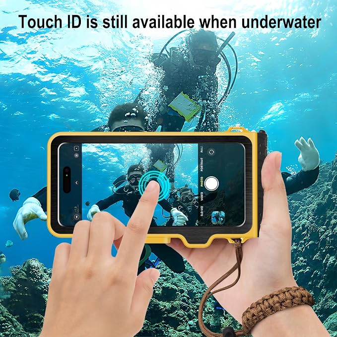 Waterproof Phone Case for Snorkeling & Diving, IP68 Waterproof Hard Case for - Image 3