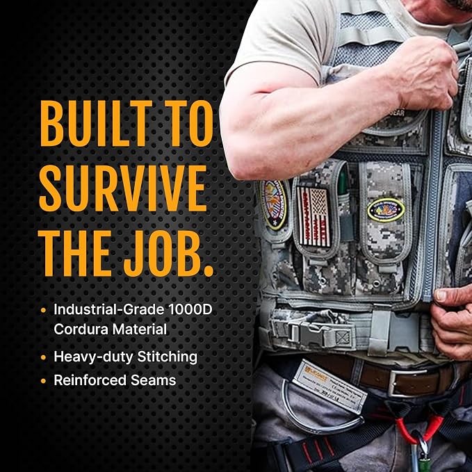 Spec Ops Tool Gear SF-18 Charlie 2.0 Tactical Tool Vest & Belt | Modular MOLLE - Image 7